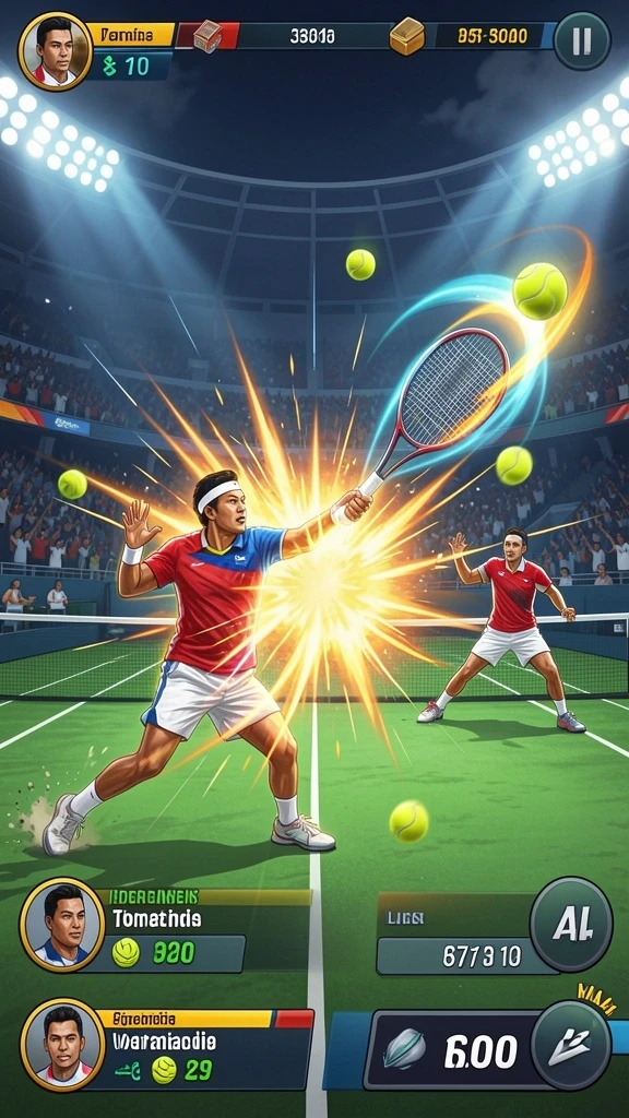 Pemandangan permainan slot yang seru di 11TBET.