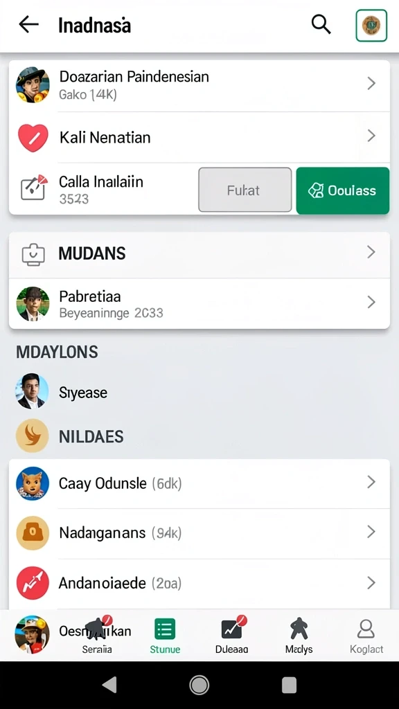 Karakter yang bisa dipilih menambah keseruan permainan.
