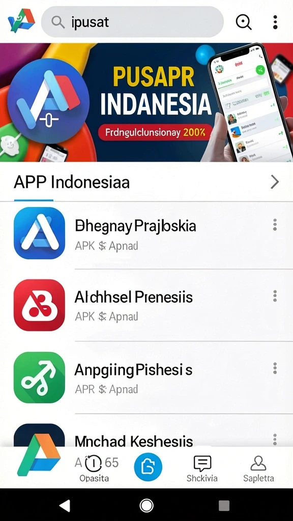 Tampilan utama yang menarik dan mudah dinavigasi.