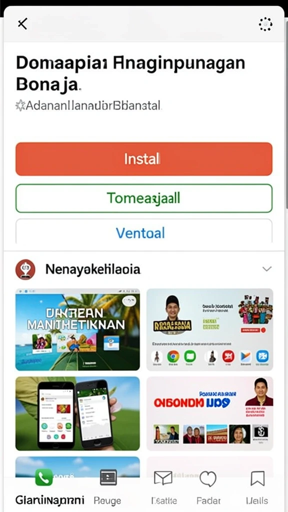 Tampilan utama aplikasi 8278SLOTS yang menarik.