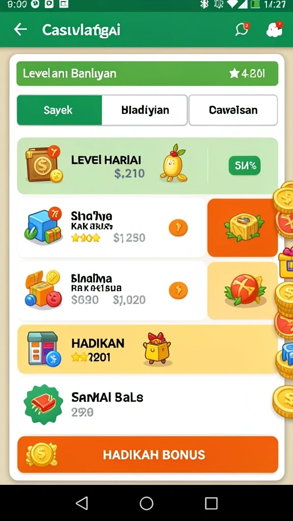 Tampilan antarmuka yang menarik dan intuitif.