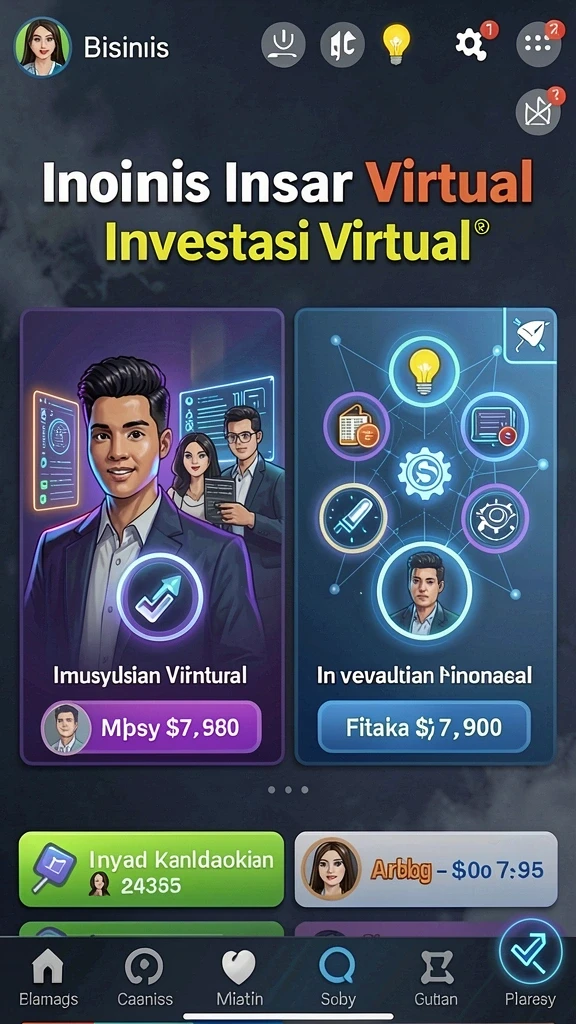Beragam karakter unik untuk dipilih.