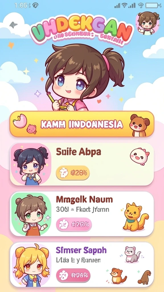Tampilan antarmuka pengguna BW888 yang intuitif.