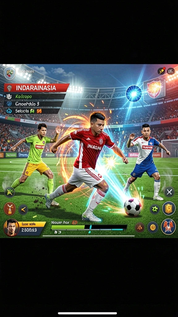 Kompetisi antar pemain yang menegangkan.