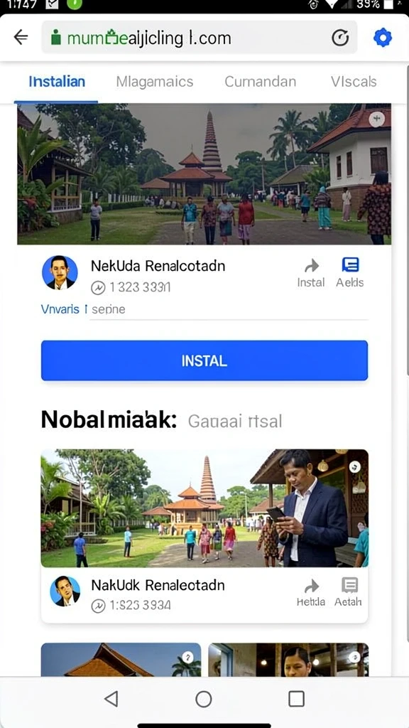 Tampilan antarmuka yang ramah pengguna.