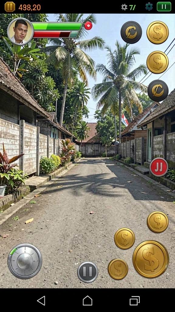 Grafis 3D yang memukau dan realistis.