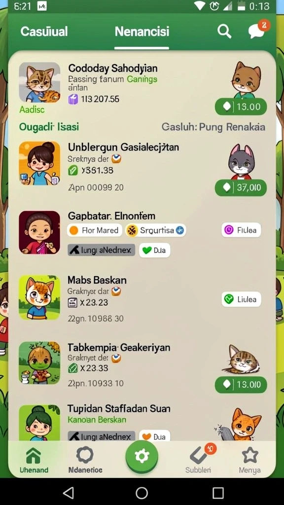 Fitur komunitas aktif yang mendukung interaksi antar pemain.