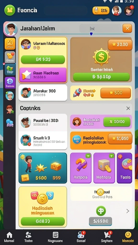 Fitur hadiah harian yang menggiurkan bagi pengguna.