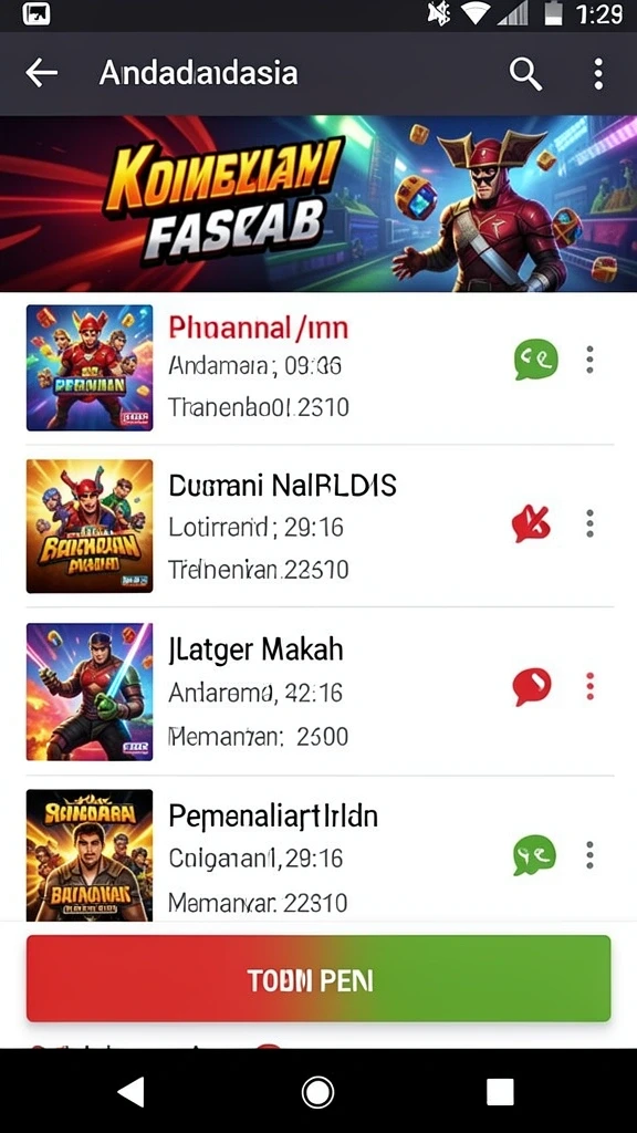 Gameplay yang seru dan penuh tantangan.