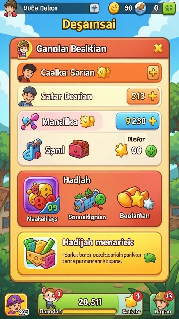 Tampilan awal IDNSCORE yang menarik dan user-friendly.