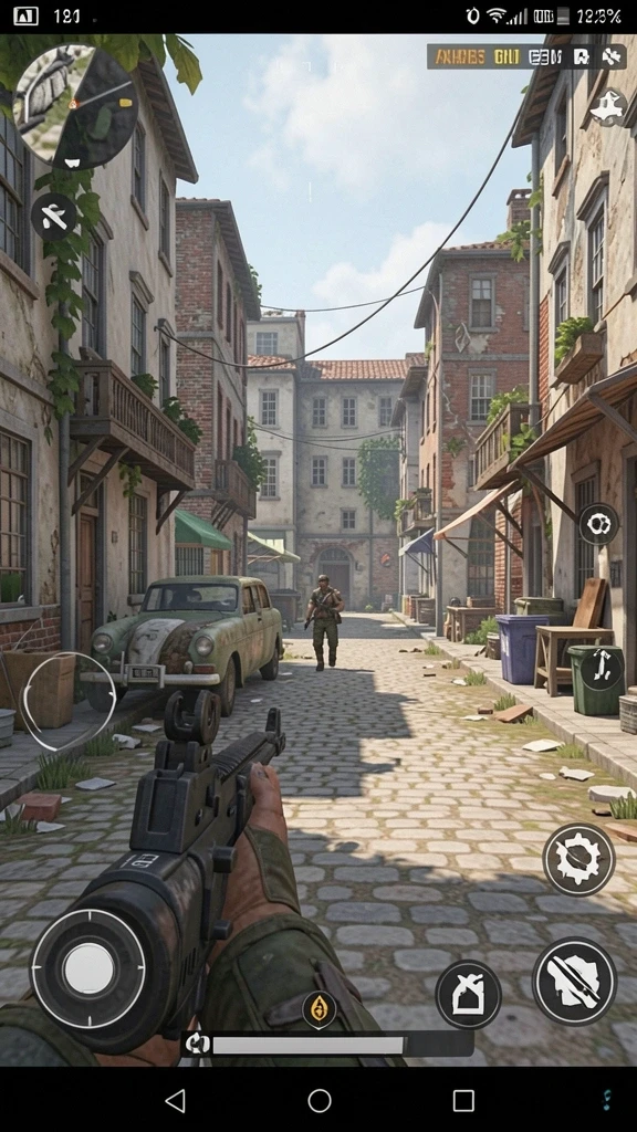 Gambar gameplay yang menunjukkan aksi seru dalam KEREN77.
