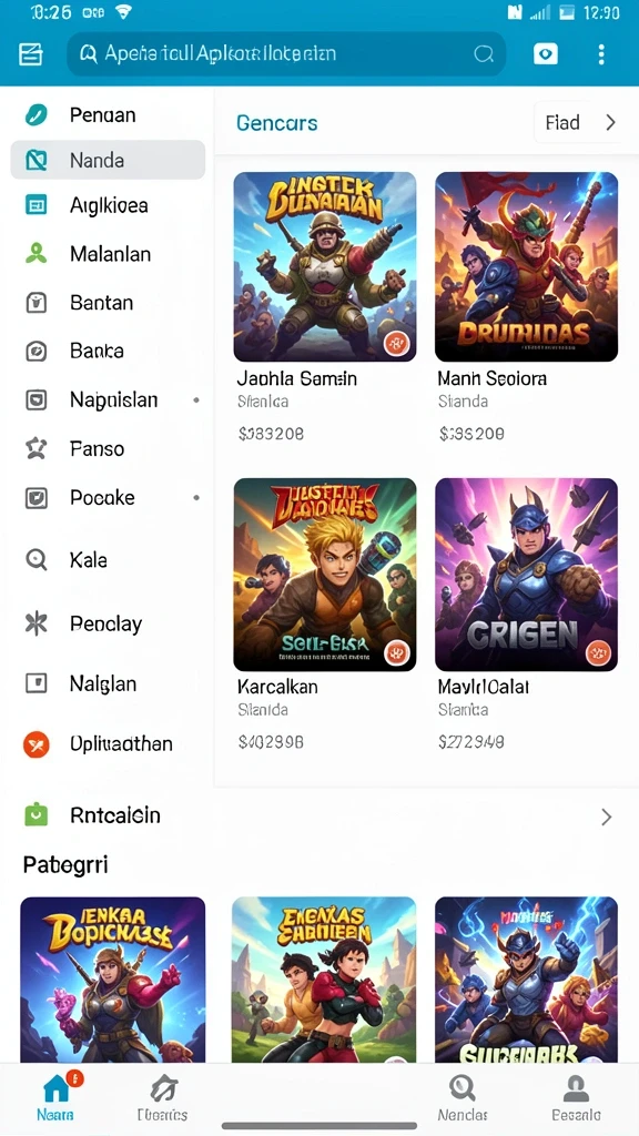 Tangkapan layar ketiga memperlihatkan keseruan pertarungan melawan musuh.