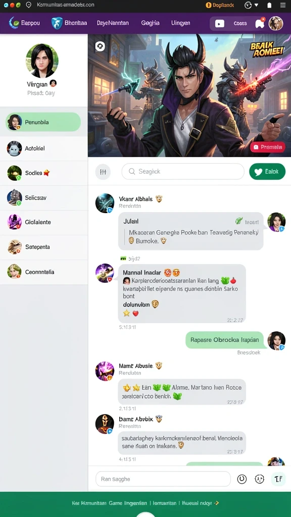 Screenshot menampilkan antarmuka utama MAJ777 yang menarik.