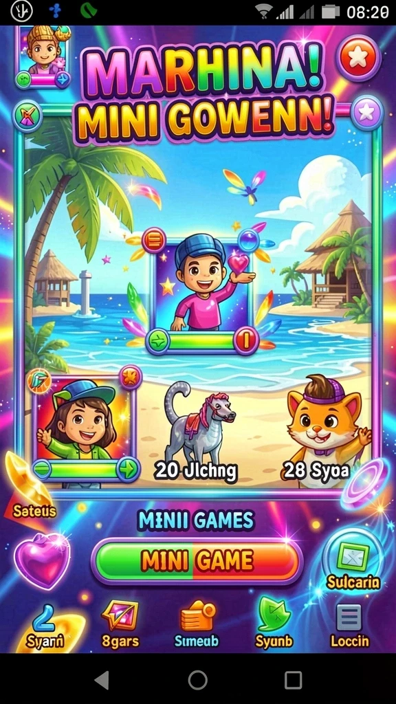 Karakter-karakter yang unik dan beragam.