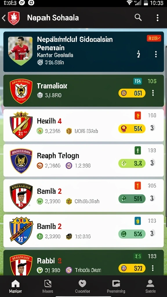 Tampilan awal aplikasi dengan desain modern.