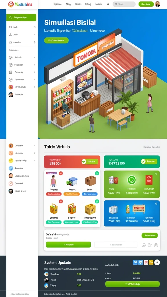Tampilan antarmuka yang user-friendly.