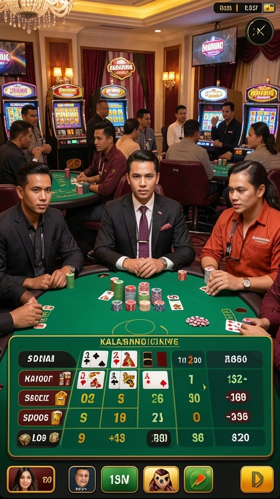 Fasilitas interaksi dengan pemain lain.