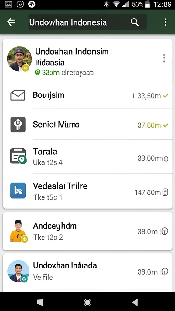 Tampilan antarmuka yang modern dan menarik.