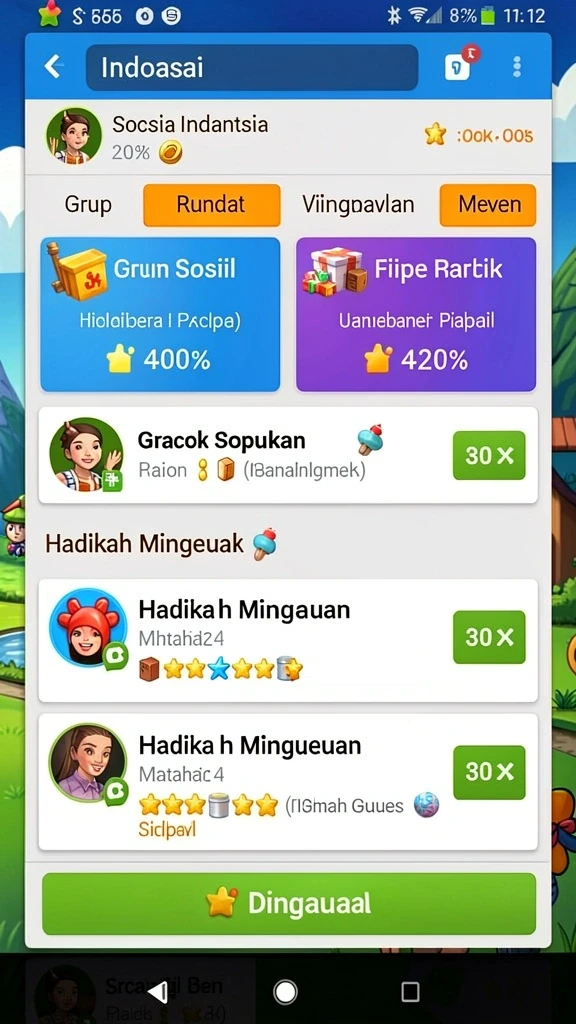 Fitur bonus yang menarik untuk semua pemain.