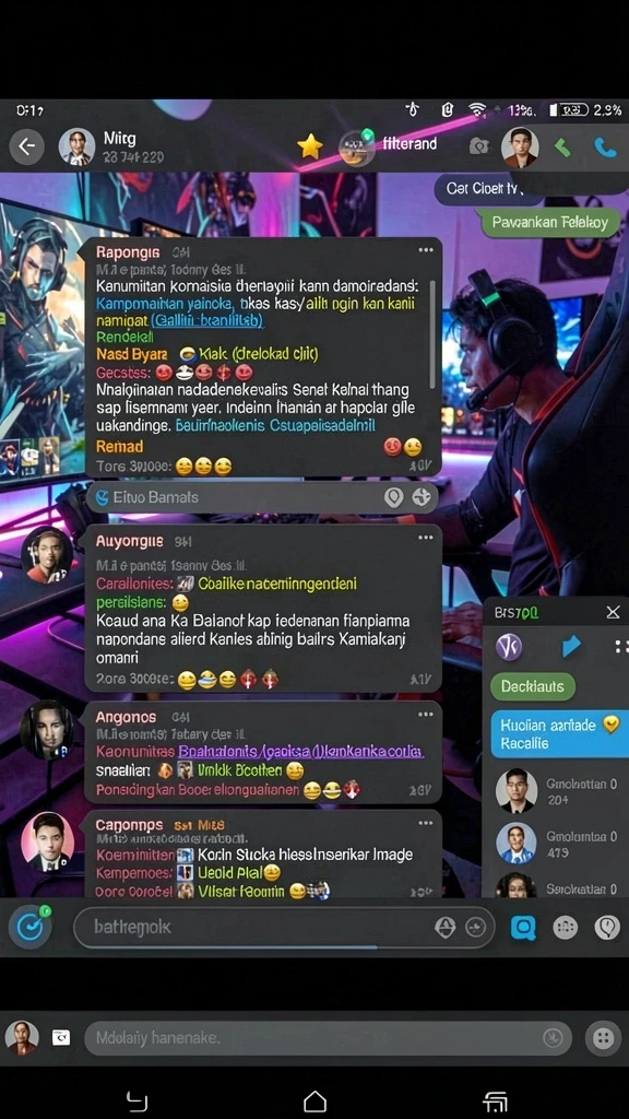 Tangkapan layar menampilkan karakter utama dalam aksi seru.