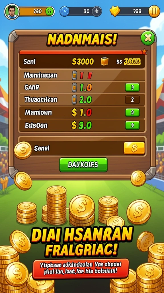 Screenshot menampilkan antarmuka permainan yang menarik dan ramah pengguna.